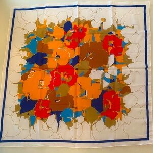 Vintage Fall Poppies Scarf